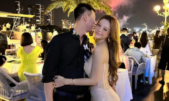 Chồng đại gia của Huyền Baby giữ vợ khư khư, vợ xấu cũng không dám chê 