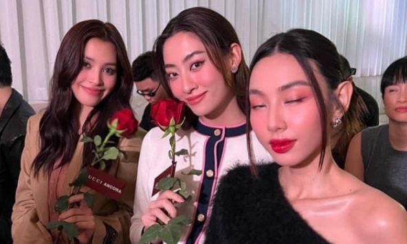 Khoe hình bên Thùy Tiên và Tiểu Vy, “chiến thần chụp ảnh” Lương Thùy Linh tiếp tục “dìm hàng” chị em