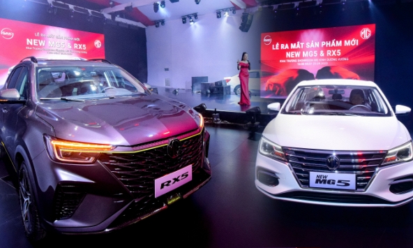 SAIC Motor Việt Nam chính thức ra mắt New MG5 và MG RX5