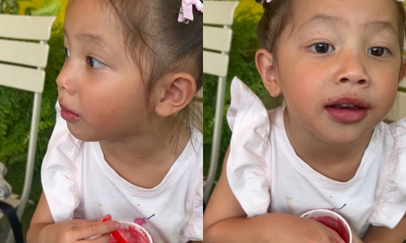 Hà Hồ 'tan chảy' vì con gái cưng Lisa: Đi ăn hàng nhưng luôn miệng nhắc mua đồ về cho mẹ