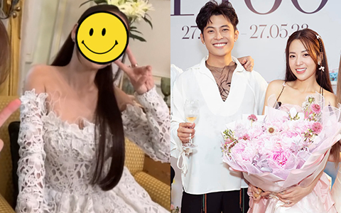 Puka rục rịch thử váy cưới, nhan sắc thế nào khi làm cô dâu?