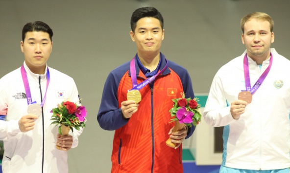 Báo Hàn Quốc nói gì khi VĐV đội nhà để thua xạ thủ Việt Nam trong loạt bắn quyết định tranh HCV Asiad?