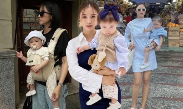 Cặp mẹ con Salim và bé Pam có style đồng điệu, ngắm là có ý tưởng diện đồ chụp ảnh tuyệt xinh