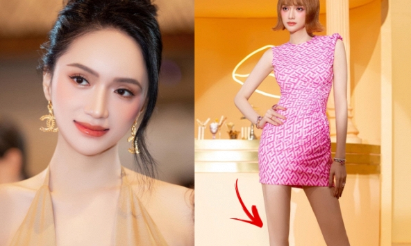 Hương Giang bình luận bá đạo khi bị chỉnh sửa ảnh quá đà mất cả đầu gối