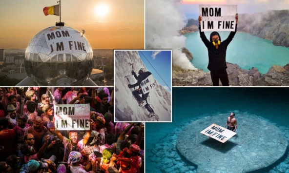 Phiêu lưu khắp thế giới cho thỏa đam mê nhưng 'sợ mẹ lo', người đàn ông có cách trấn an cực ấm áp ai thấy cũng rưng rưng xúc động