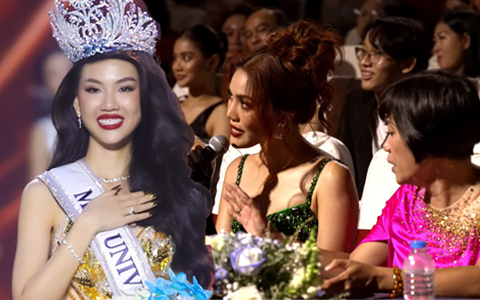'Rổ sạn' Chung kết Miss Universe Vietnam 2023: BGK bất đồng ngay trên sóng, Hoa hậu đăng quang lệch cả vương miện, tranh cãi nhất chính là nam MC