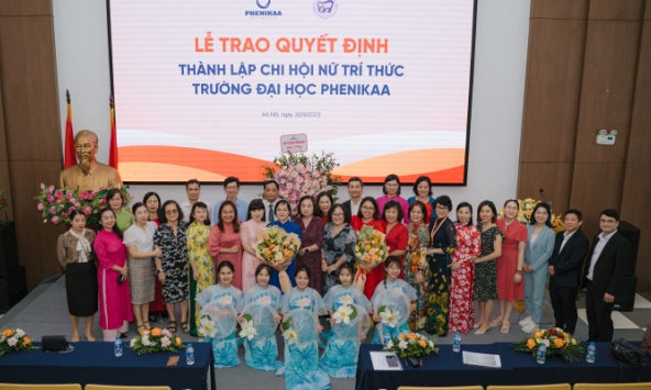 Ra mắt Chi hội Nữ trí thức trường Đại học Phenikaa: Phát huy tài năng, trí tuệ của nữ trí thức