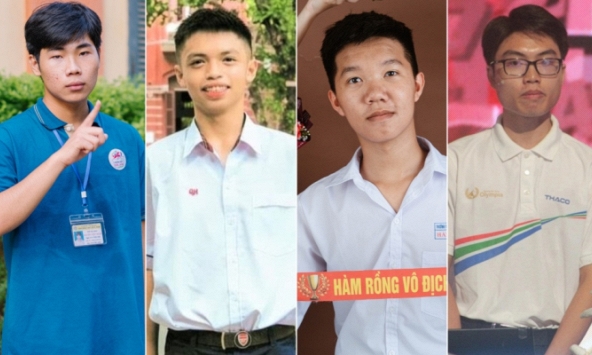 Chân dung 4 gương mặt xuất sắc nhất góp mặt trong Chung kết năm Đường Lên Đỉnh Olympia 2023