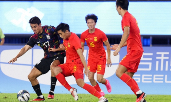 Thua trắng trước U23 Hàn Quốc, U23 Trung Quốc tan mộng huy chương Asiad