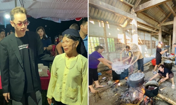 Double2T bắc rạp khao cả làng sau chiến tích ở Rap Việt: Netizen nhẩm tính hơn cả nghìn khách, cách 40km cũng đến dự