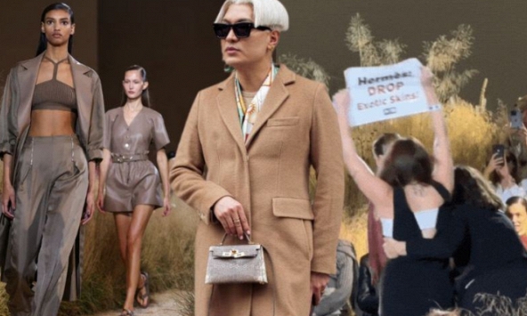Khoảnh khắc dẹp loạn tại show Hermès và Louis Vuitton gây bão mạng xã hội 