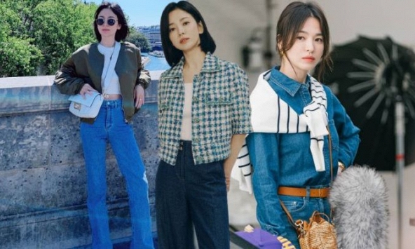 Song Hye Kyo mặc quần jeans đẹp từ phim ra ngoài đời, ngắm là muốn học hỏi