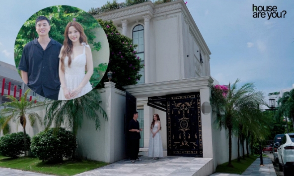 Biệt thự 400m2 100 tỷ của Huyền Baby trong 'House Are You tập 4?': 3 mặt tiền, có luôn 3 khoảng sân ngập sắc xanh 