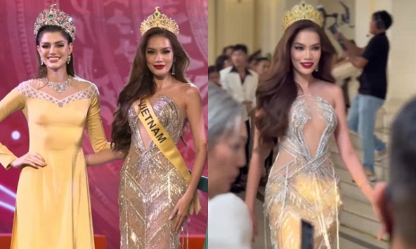 Cận cảnh nhan sắc Lê Hoàng Phương qua camera thường: Đứng cạnh Hoa hậu đẹp nhất thế giới có bị lép vế?