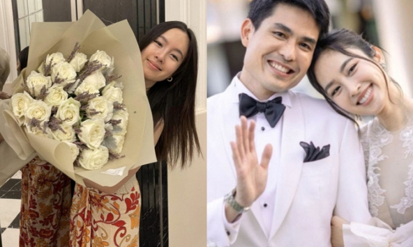 Hoa hậu chuyển giới Nong Poy để mặt mộc đón sinh nhật tuổi 37, được ông xã doanh nhân tỏ tình một câu ngọt lịm 