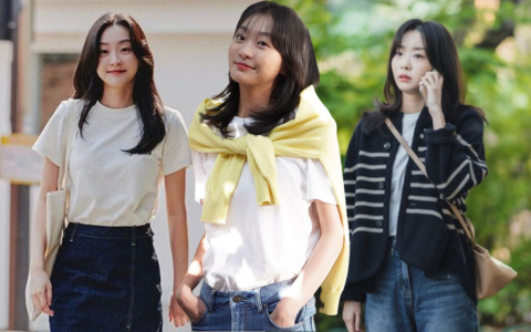 Kim Da Mi mặc đẹp từ trong phim đến ngoài đời, style cô sinh viên hay nàng công sở đều 'cân' đẹp