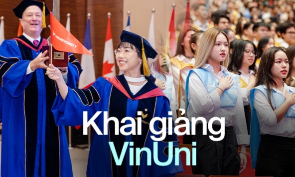 Toàn cảnh lễ khai giảng tại VinUni: Năm học mới, Hiệu trưởng mới và những dấu mốc mới!