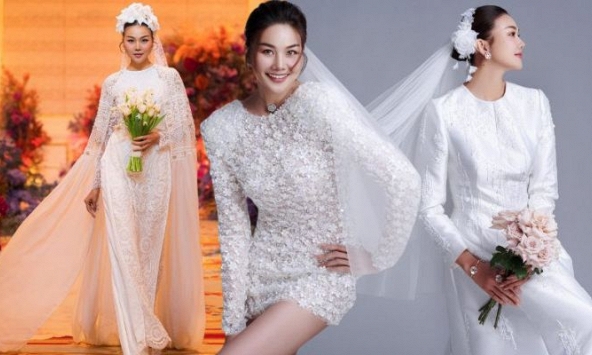 Những lần Thanh Hằng mặc váy cưới đẹp lộng lẫy, càng ngắm càng mong ngày chị đẹp thành cô dâu 'xịn'