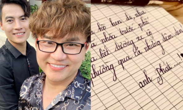 Sau khi lảng tránh chuyện tình cảm với MC Đại Nghĩa, Võ Tấn Phát viết thư tay thả thính hẹn hò