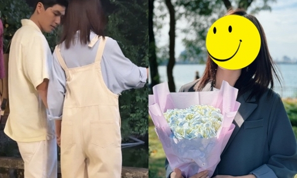 Một nữ diễn viên 'Thương ngày nắng về' đóng phim mới cùng Huyền Lizzie, khoe ảnh tình tứ với bạn diễn nam?