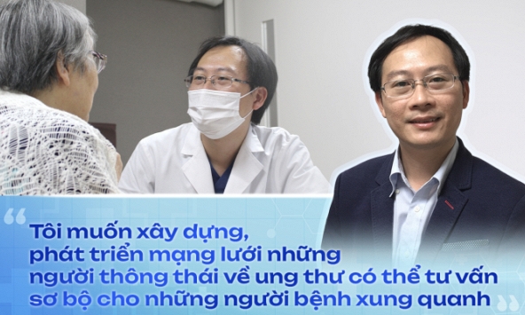 Lời khẩn cầu lúc đêm muộn và điều khác biệt ở dự án dành cho bệnh nhân ung thư của BS người Việt ở Nhật