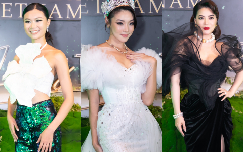Dàn Hoa hậu quốc tế đọ sắc nét căng, Trương Ngọc Ánh xuất hiện quyền lực bên 1 nhân vật tại Chung kết Miss Earth Vietnam 
