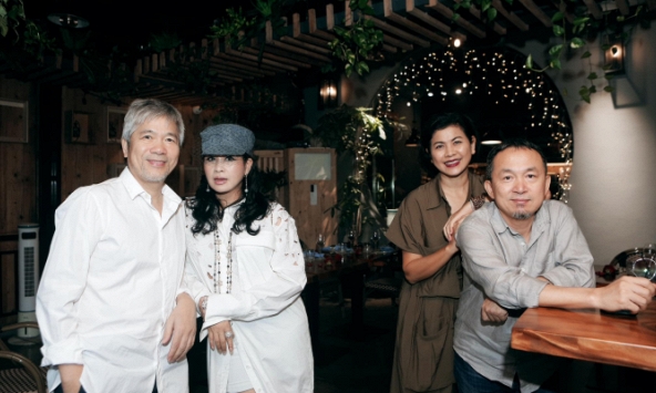 Khoảnh khắc 'hiếm có khó tìm': 2 gia đình Thanh Lam - Quốc Trung hội ngộ, thái độ của diva với vợ của chồng cũ gây chú ý