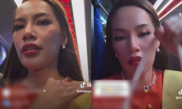 Lê Hoàng Phương gặp sự cố ở Miss Grand International 2023, lộ vẻ mặt hoang mang thấy rõ trên livestream 