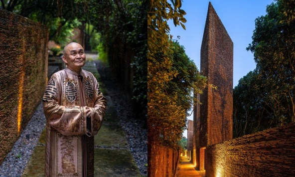 Khám phá công trình tâm huyết hơn 10 năm, được xây từ 5 triệu viên ngói cổ của danh hài Xuân Hinh