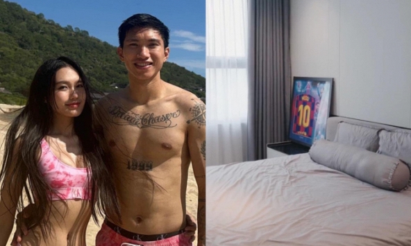 Hé lộ không gian phòng ngủ của Đoàn Văn Hậu và vợ sắp cưới Doãn Hải My