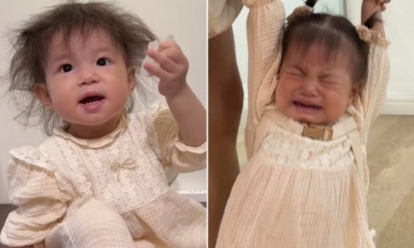 Cập nhật tình hình đi học lớp 'đại học chữ to' của Pam: Ai đã khiến em 'bơ phờ' thế này?