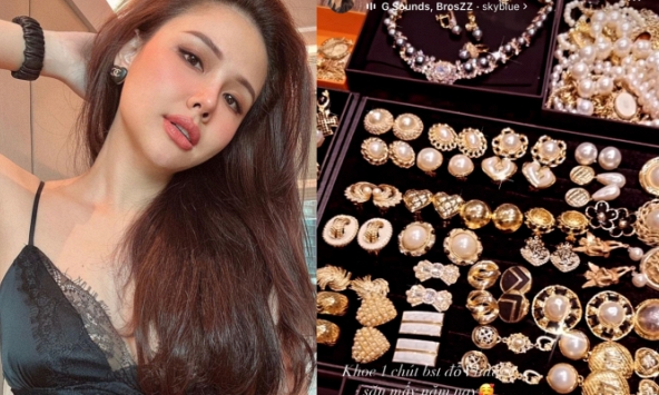 Phu nhân hào môn Phanh Lee 'flex' cả rổ trang sức, dự đoán giá trị 'không phải dạng vừa'