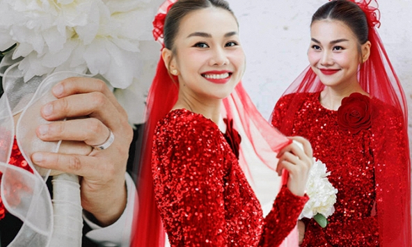 Thanh Hằng hé lộ những hình ảnh đầu tiên trong ngày trọng đại với chồng nhạc trưởng, nhan sắc cô dâu 'đỉnh chóp'