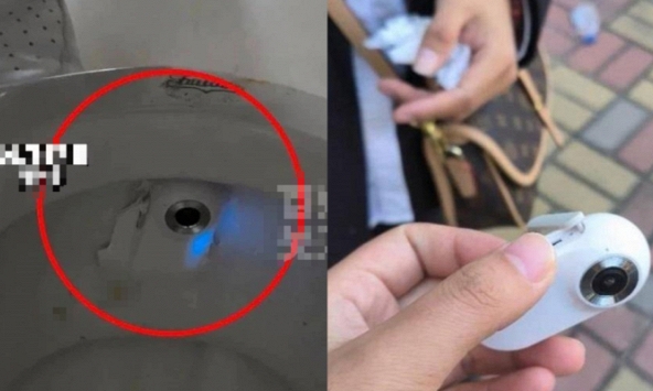 Đi vệ sinh trong toilet tòa nhà văn phòng, nữ nhân viên 2 lần phát hiện vật đáng sợ khiến cô lập tức báo cảnh sát