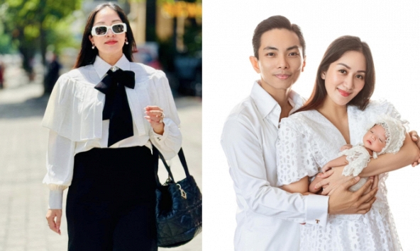 Khánh Thi tăng 10kg sau khi sinh Lisa, Phan Hiển nói một câu ấm lòng