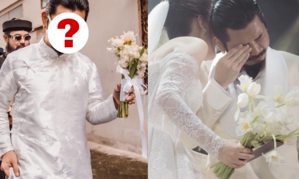 Sao nam Vbiz tung ảnh nét căng hôn lễ với bà xã sau 13 năm yêu: Nghẹn ngào xúc động trên sân khấu, tiết lộ lỗ 500 triệu 