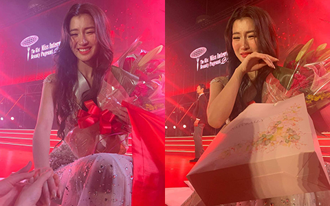 Á hậu Phương Nhi bật khóc, có chia sẻ đầu tiên sau khi trượt Top 7 Miss International