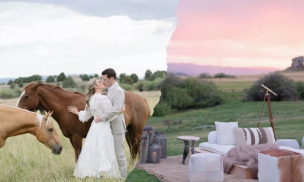 Đám cưới không lễ đường vẫn đặc biệt, nên thơ của cặp đôi thanh mai trúc mã