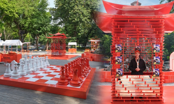 Lần đầu có mặt tại Hà Nội, Kiosk trứ danh Le Monde d’Hermès khiến người ta phải đồng tình: Cool quá!  