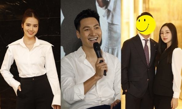 Mạnh Trường, Huyền Lizzie visual cực đỉnh, nhưng chưa bất ngờ bằng 'chồng Quỳnh Kool' trong họp báo phim nối sóng 'Biệt dược đen'