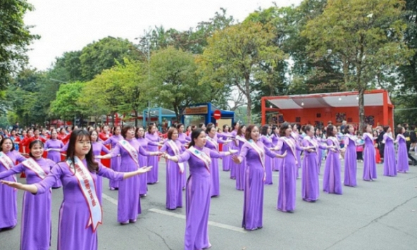 600 phụ nữ Thủ đô sẽ đồng diễn áo dài trên phố đi bộ Hồ Hoàn Kiếm