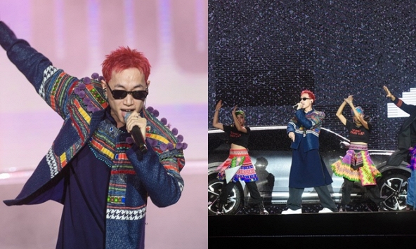 Bất chấp trời mưa, DoubleT2 vẫn biểu diễn loạt hit cực 'sung', khuấy động sân khấu Better Choice Awards