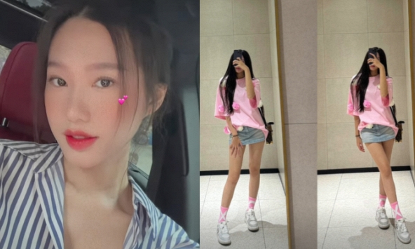 Doãn Hải My khoe chân dài thẳng tắp, sẵn sàng làm cô dâu xinh đẹp của Đoàn Văn Hậu