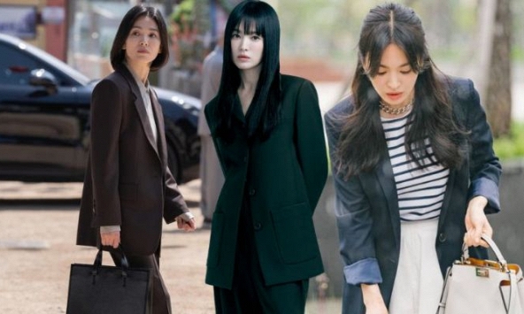 Song Hye Kyo mặc áo khoác đen: Đẹp và sang trong mọi hoàn cảnh