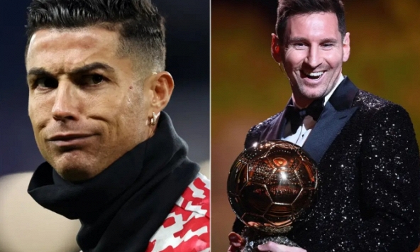 Bị gạt khỏi danh sách đề cử, Ronaldo đã làm gì trong lúc Messi nhận danh hiệu Quả bóng vàng lịch sử?