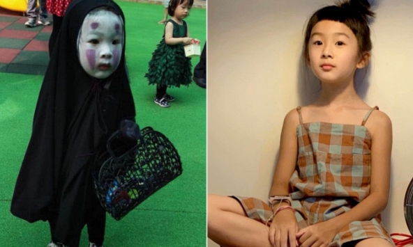 Cô bé Vô Diện năm nào giờ đã lớn bổng, xinh xắn học giỏi và vẫn đam mê hóa trang!