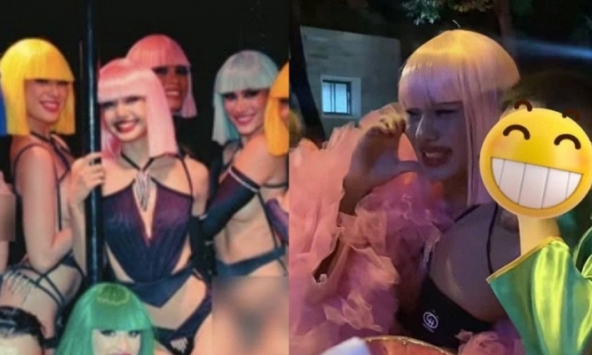 Tranh cãi tạo hình Lisa tại hộp đêm thoát y được hóa trang tại lễ hội Halloween