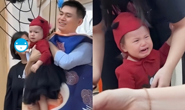 Cực hài hước khoảnh khắc 'idol giới trẻ' Pam khóc nhè, chồng Salim vừa xuất hiện liền gây cười