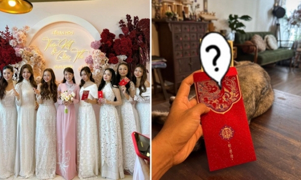 Dàn bê tráp đám hỏi Puka - Gin Tuấn Kiệt rộn ràng “xả ảnh”, hé lộ luôn số tiền trong phong bao đỏ