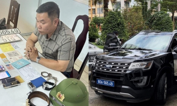 2 phụ nữ cùng sập bẫy gã đàn ông U50 giả danh công an, đi xế hộp biển màu xanh